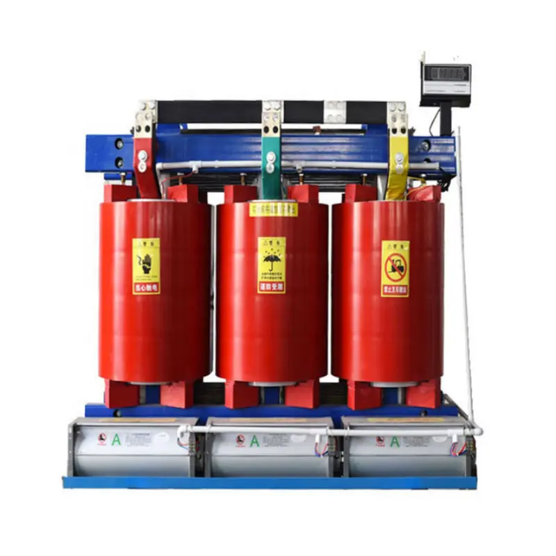 หม้อแปลงชนิดแห้งความถี่สูงแบบสูญเสียต่ำหล่อเรซิน 500kva